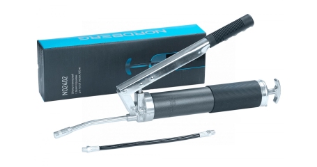 Шприц плунжерный с двумя поршнями для густой смазки, 400 мл NORDBERG NO2402