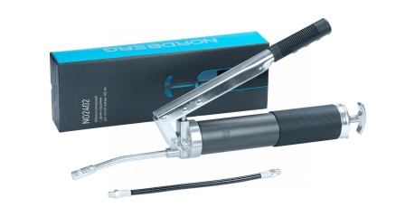 Шприц плунжерный с двумя поршнями для густой смазки, 400 мл NORDBERG NO2402