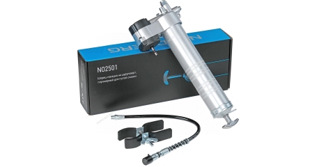 Шприц-насадка на шуруповерт, плунжерный для густой смазки, 400мл NORDBERG NO2501