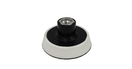Диск-подошва полировальная JETA PRO J411275, (Ø 75 мм), без отв., Velcro, средней жесткости, крепление М14, для J4112