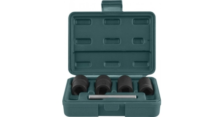 Спиральные головки AN040120 для демонтажа поврежденного крепежа в наборе, 17, 19, 21, 22 мм, 5 предметов