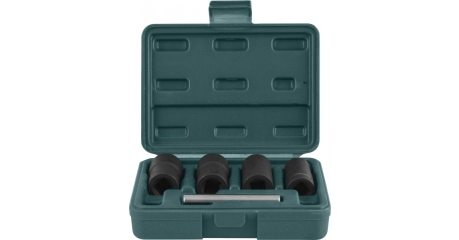 Спиральные головки AN040120 для демонтажа поврежденного крепежа в наборе, 17, 19, 21, 22 мм, 5 предметов