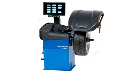 Станок балансировочный автомат с дисплеем, синий NORDBERG 4523PA1(B)