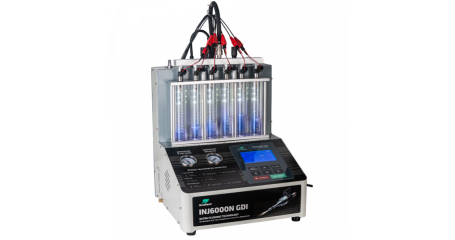 Стенд GRUNBAUM INJ6000N GDI для тестирования и промывки бензиновых форсунок типа SPI, MPI, GDI, FSI