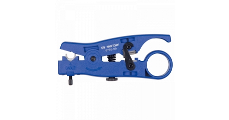 Стриппер KING TONY 6755-05 для снятия изоляции и резки многожильного и плоского кабеля UTP, STP, RJ
