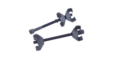 Стяжка амортизаторных пружин, 270 мм, вороненая, двойной крюк, 2 предмета МАСТАК 100-03270