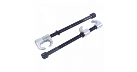 Стяжка амортизаторных пружин, 300 мм, кованная, одинарный крюк, 2 предмета МАСТАК 100-05300