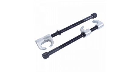 Стяжка амортизаторных пружин, 300 мм, кованная, одинарный крюк, 2 предмета МАСТАК 100-05300