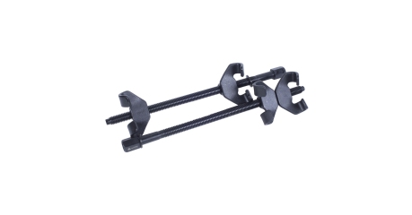 Стяжка амортизаторных пружин, 370 мм, вороненая, двойной крюк, 2 предмета МАСТАК 100-03370