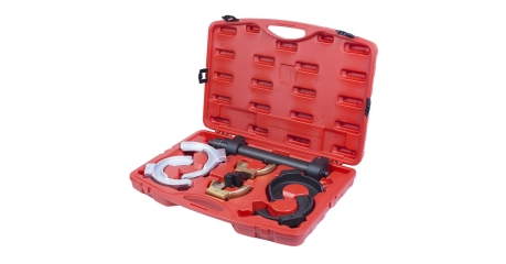 Стяжка амортизаторных пружин, кованые U-образные держатели, кейс, 8 предметов МАСТАК 100-00008C