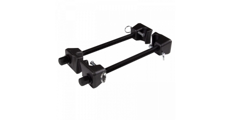 Стяжка амортизаторных пружин МАСТАК 100-05301, 300 мм, с фиксаторами, одинарный крюк