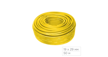 Шланг пневматический 19х29 мм, 50 м, ПВХ композитный, усиленный МАСТАК 685-19050