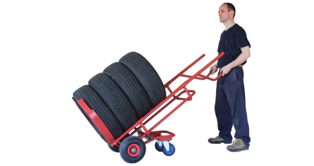 Тележка для транспортировки колёс. Грузоподъемность 150 кг.