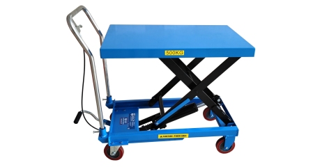 Тележка гидравлическая платформенная TLF-50 AE&T 500 кг