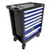 Тележка инструментальная WORKPRO WP285002B, 7 ящиков с 9 ложементами 