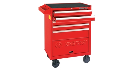 Тележка инструментальная, 5 ящиков и отсек KING TONY 87432-5B