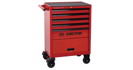 Тележка инструментальная CLASSIC KING TONY 87432-5U (5 выдвижных ящиков и отсек)