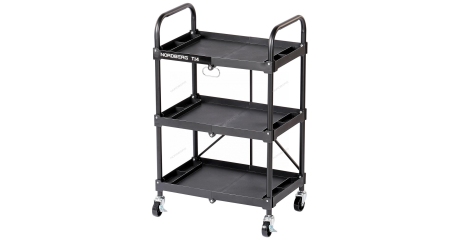 Тележка инструментальная с 3 пластиковыми полками, складная T14