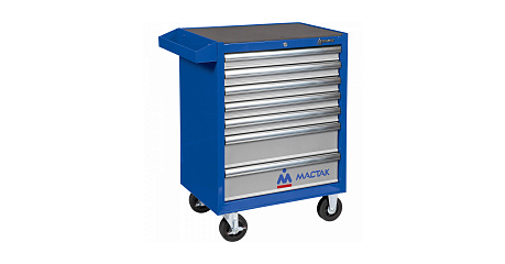 Тележка инструментальная серии «ПРИМА», 7 полок, синяя МАСТАК 521-07581B