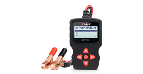 Тестер аккумуляторной батареи 12В VIDENT iBT100