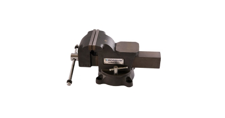 Тиски слесарные ROSSVIK SVD125 (125 мм, поворотные, с наковальней)