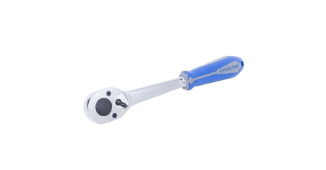 Трещотка 1/2", 250 мм, 32 зубца, флажковая, фиксатор KING TONY 4779-10GR