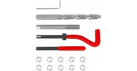 Набор для восстановления резьбы M10x1.0 15 предметов Thorvik TRIS101