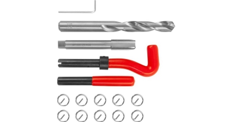 Набор для восстановления резьбы M14x1.25 15 предметов Thorvik TRIS14125