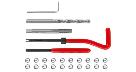 Набор для восстановления резьбы M6x1.0 25 предметов Thorvik TRIS61