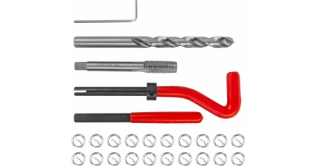 Набор для восстановления резьбы M9x1.25 25 предметов Thorvik TRIS9125