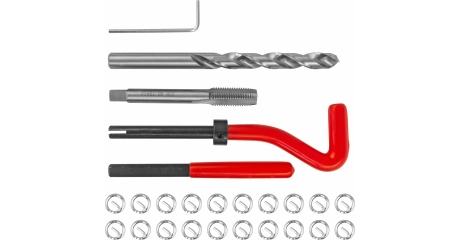 Набор для восстановления резьбы M9x1.25 25 предметов Thorvik TRIS9125
