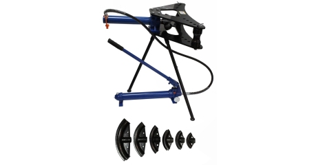 Трубогиб гидравлический AE&T Т60012р (12т) на подставке с выносным насосом