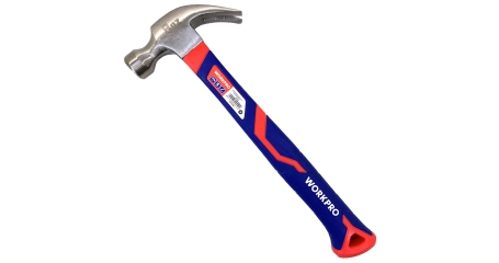 Молоток столярный с фиберглассовой рукояткой 225гр WP241009 WORKPRO