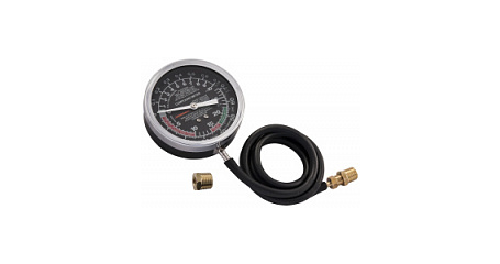 Универсальный прибор для измерения давления топливной магистрали JONNESWAY. Вакуумметр