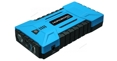 Устройство пусковое портативное 5/9/12/15 V, емкость 13 Aч NORDBERG WSA13