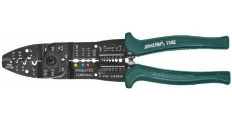 V1402 Обжиматель контактов профессиональный 8 в 1