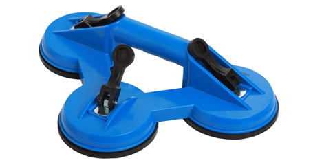 Вакуумный захват тройной для быстрой фиксации и перемещения стекол, 120 мм, TA-G8803