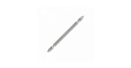 Вставка (бита) торцевая 1/4" Phillips, PH2, L = 110 мм, двухсторонняя, для шуруповерта KING TONY 131102P