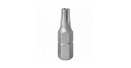 Вставка (бита) торцевая 1/4" TORX, T8, L = 25, с отверстием KING TONY 102508U