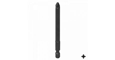 Вставка (бита) торцевая KING TONY, 1/4", Pozidriv, PZ3, L = 90 мм, для шуруповерта