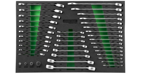 W106246139SV (W60246139SV) Набор ключей гаечных и адаптеров в EVA ложементе 560х400 мм, 39 предметов