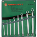 Набор ключей гаечных накидных JONNESWAY W23108S, изогнутых 75° в сумке, 6-22 мм, 8 предметов
