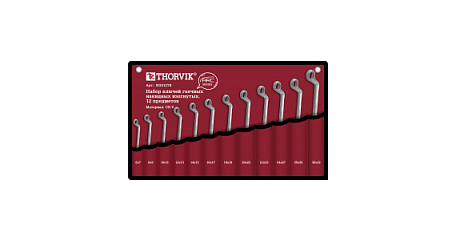 Набор ключей накидных в сумке Thorvik W2S12TB, 6-32 мм, 12 предметов