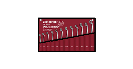 Набор ключей накидных в сумке Thorvik W2S12TB, 6-32 мм, 12 предметов