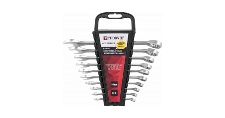 Набор ключей комбинированных на пластиковом держателе Thorvik W3S10PR (6-19 мм, 10 предметов)