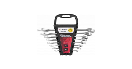 Набор ключей комбинированных на пластиковом держателе Thorvik W3S8PR  (6-19 мм, 8 предметов)