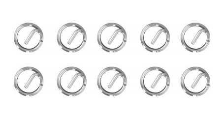 WTRI10125 Набор вставок резьбовых M10x1.25, 10 предметов