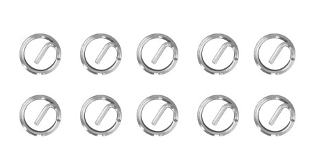 WTRI12125 Набор вставок резьбовых M12x1.25, 10 предметов