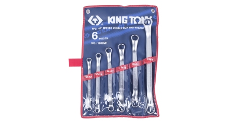 Набор накидных ключей, 10-26 мм, 6 предметов KING TONY 1606MR