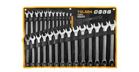 Набор комбинированных ключей, 6-32 мм, 26 предметов TOLSEN TT15884